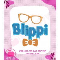 Blippi Logo Embroidery Design