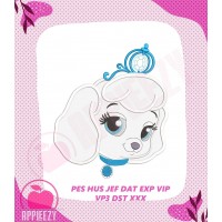 Palace Pets Pumpkin Puppy Head Applique Design