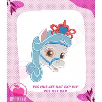 Palace Pets Sweetie Pony Head Embroidery Design