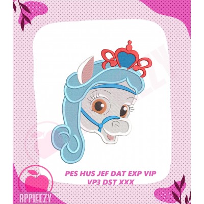 Palace Pets Sweetie Pony Head Embroidery Design