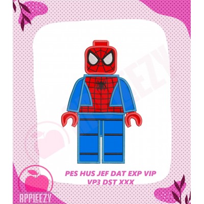Spider Man Lego Applique Design